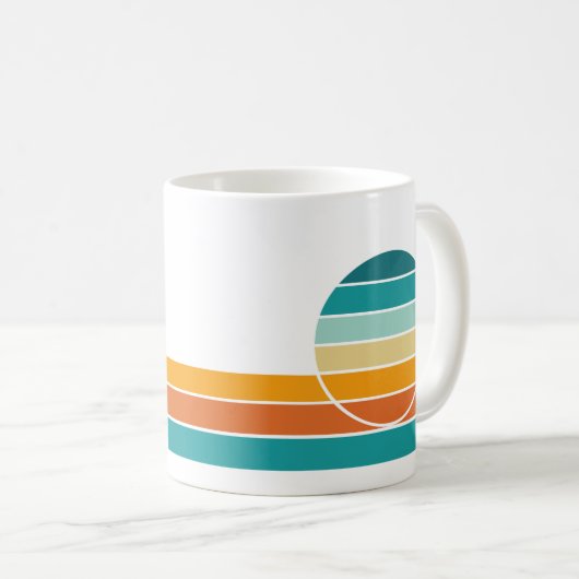 Mug Retro Sunset 80 (Devant droit)