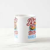 Mug Retro Sunset Slogan  Life Is Better With Hang Glid (Centre)