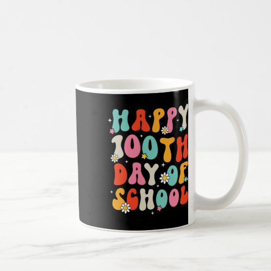 Mug Rétro Super 100 Jours Joyeux 100E Jour De L'École (Droite)