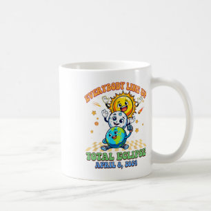 Mug Retro Super Tout le monde ligne vers le haut Total