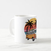 Mug Retro Surf Van Sunset Vibes (Devant gauche)