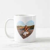 Mug Retro Sweet 16 Anniversaire Nom de l'Ado Coeur pho (Gauche)