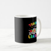 Mug Retro Teaching Future Leaders Groovy Teacher Back  (Devant droit)