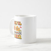 Mug Retro Thankful Enseignant Super Thanksgiving Fall  (Devant gauche)