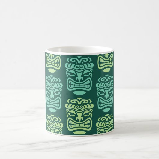 Mug Retro Tiki Beach Bar Pattern (Centre)