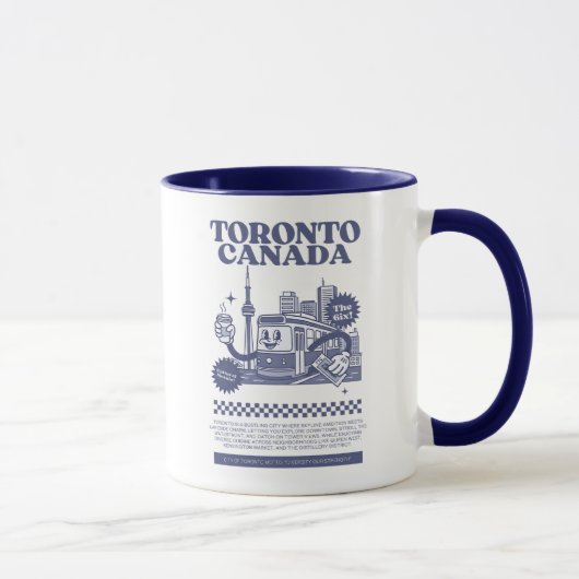 Mug Rétro Toronto TTC Tramway (Droite)