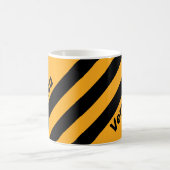Mug Rétro Tournesol Buzz Trois Bandes avec Nom (Centre)