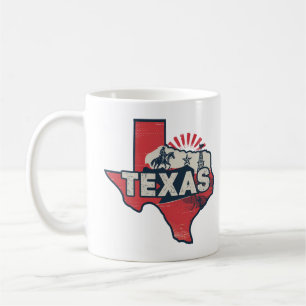 Mug Retro Travel Iconic Texas Graphic