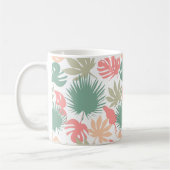 Mug Rétro, tropical, feuilles (Gauche)