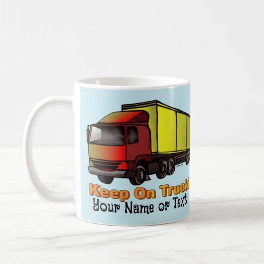 Mug Retro Trucker 2 (Gauche)