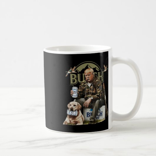 Mug Retro Trump Chasse Deer Drôle Bière Boire (Droite)