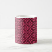 Mug rétro ultramoderne, Magenta (Centre)