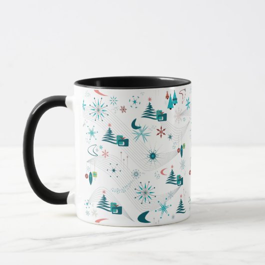 Mug Retro Un Noël Go-Go (Gauche)