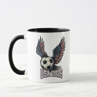 Mug Retro USA Soccer 2026 Ailes d'aigle