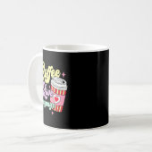 Mug Retro Valentines Day Coffee Is My Love Language He (Devant gauche)