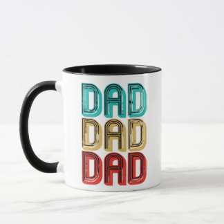 Mug Rétro Vintage Années 70 Papa Essentiel
