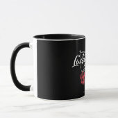 Mug Retro Vintage Cherry Quote Typography (Gauche)