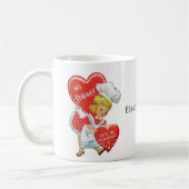 Mug Retro vintage fille valentine son sucre (Gauche)