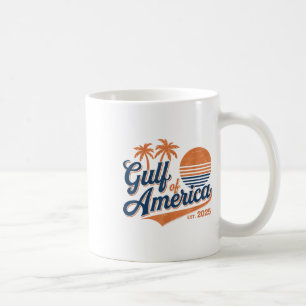 Mug Retro Vintage Gulf Of Us America 2025 American Fla