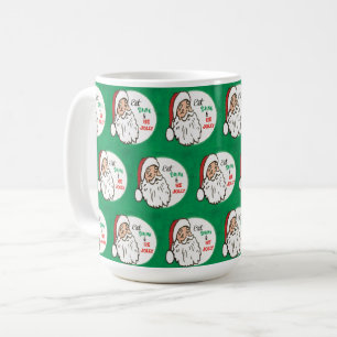 Mug Retro Vintage Santa Claus Mange Boisson