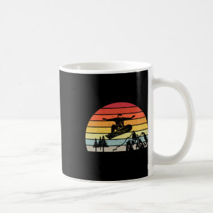 Mug Retro Vintage Snowboard Mounts Snowboard Sno