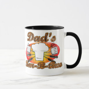 Mug Rétro wagon-restaurant, la Barre-b-Que du papa
