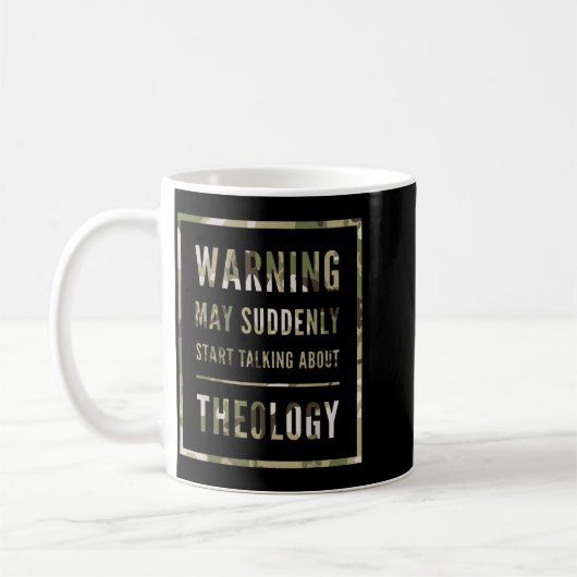 Mug Retro Warning May Suddenly Start Talking About Red (Gauche)