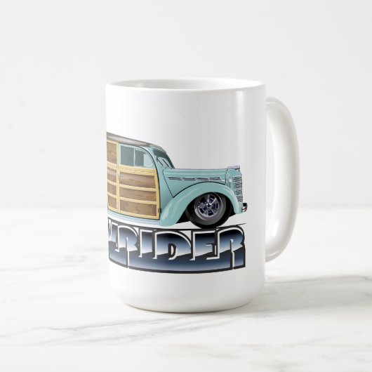 Mug Rétro Woody Lowrider (Devant droit)