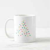 Mug Retro Xmas Merry Christmas Tree Lights  (Gauche)