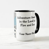 Mug Retro Yellowstone National Park Bison Gift (Devant droit)