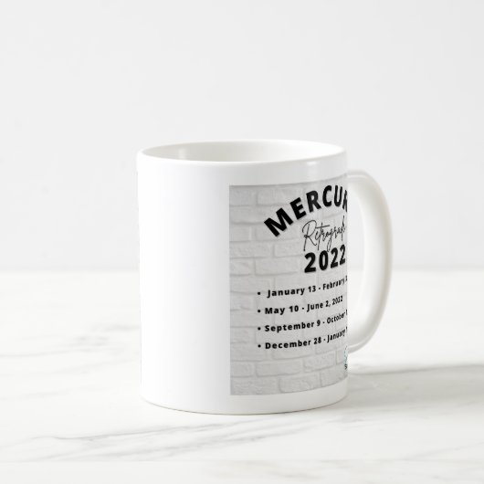 MUG RÉTROGRADE DU MERCURE PAR SARA PERRY (Devant droit)