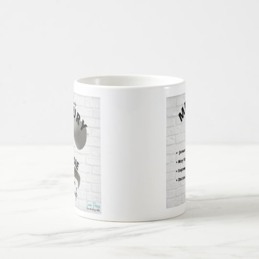 MUG RÉTROGRADE DU MERCURE PAR SARA PERRY (Centre)