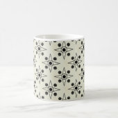 Mug rétrométrique, noir et ivoire (Centre)