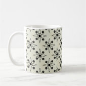 Mug rétrométrique, noir et ivoire (Gauche)