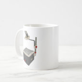 Mug Rétroprojecteur OHP 80s 90s (Devant gauche)