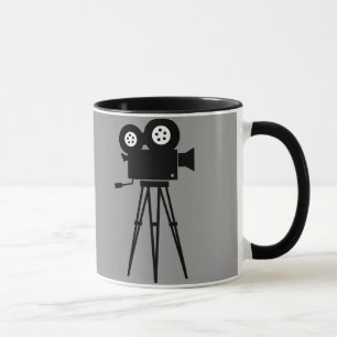 MUG RÉTROS APPAREIL-PHOTO ET TRÉPIED CLASSIQUES DE