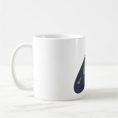 Mug Rétros couleurs d'original de disque et de note de (Gauche)