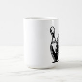 Mug Rétros goupilles de bowling personnalisables (Centre)