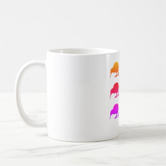 Mug Rétros kiwis Aotearoa Nouvelle Zélande (Gauche)