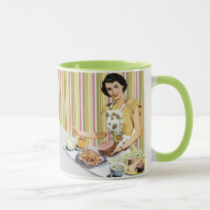 Mug Rétros/vintages femmes au foyer de les années 50
