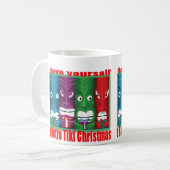 Mug RetroTikiChristmasHeads-ClassicWhiteMug 11oz (Devant gauche)