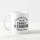 Mug Retrouvailles familiales personnalisées rustiques  (Gauche)