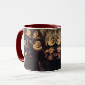 Mug Retrouvailles familiales Renaissance peinture d'au (Devant gauche)