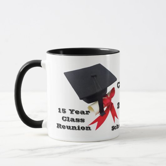 Mug Réunion de classe 15 ans par Janz (Gauche)
