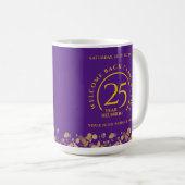 Mug Réunion de classe de l'école supérieure Purple & G (Devant droit)
