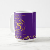 Mug Réunion de classe de l'école supérieure Purple & G (Devant gauche)