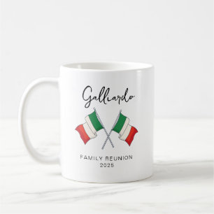 Mug Réunion de famille au drapeau italien 