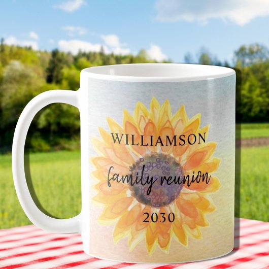 Mug Réunion de famille personnalisée