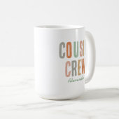 Mug Réunion de la famille Boho de l'équipage du cousin (Devant droit)