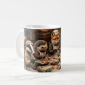 Mug Réunion de patchwork des créatures de la forêt (Devant gauche)